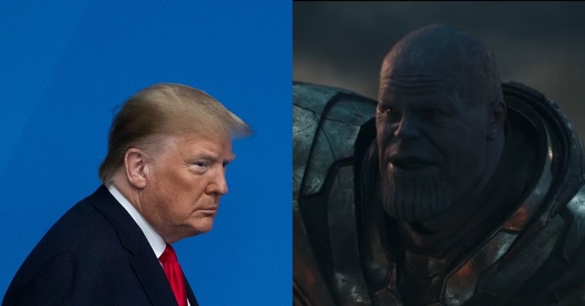 Thanos Creator Epically Slams Trump Campaign For Using 'Mass Murderer' In Impeachment Meme