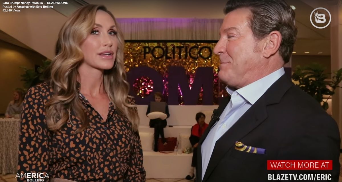 Lara Trump To Eric Bolling Nancy Pelosi Is Dead Wrong