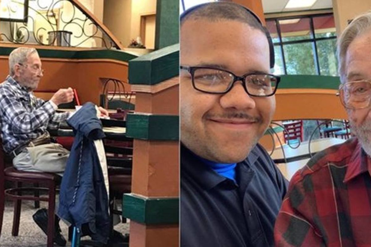 A 98-year-old WWII veteran with no family ate at Arby's every day, so they gave him free food for life