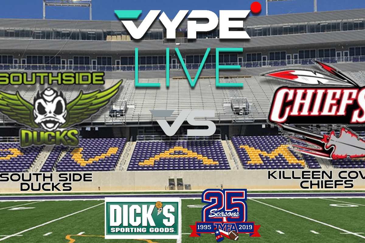 VYPE Live - TYFA Division 1 Juniors Championship: South Side Ducks vs. Killeen Cove Chiefs
