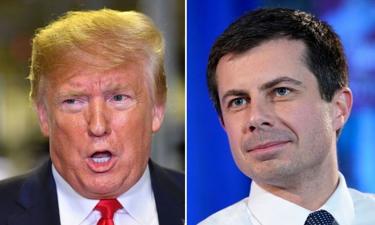 Pete Buttigieg Had the Most Relatable Response After Trump Confessed That He 'Dreams About' Him
