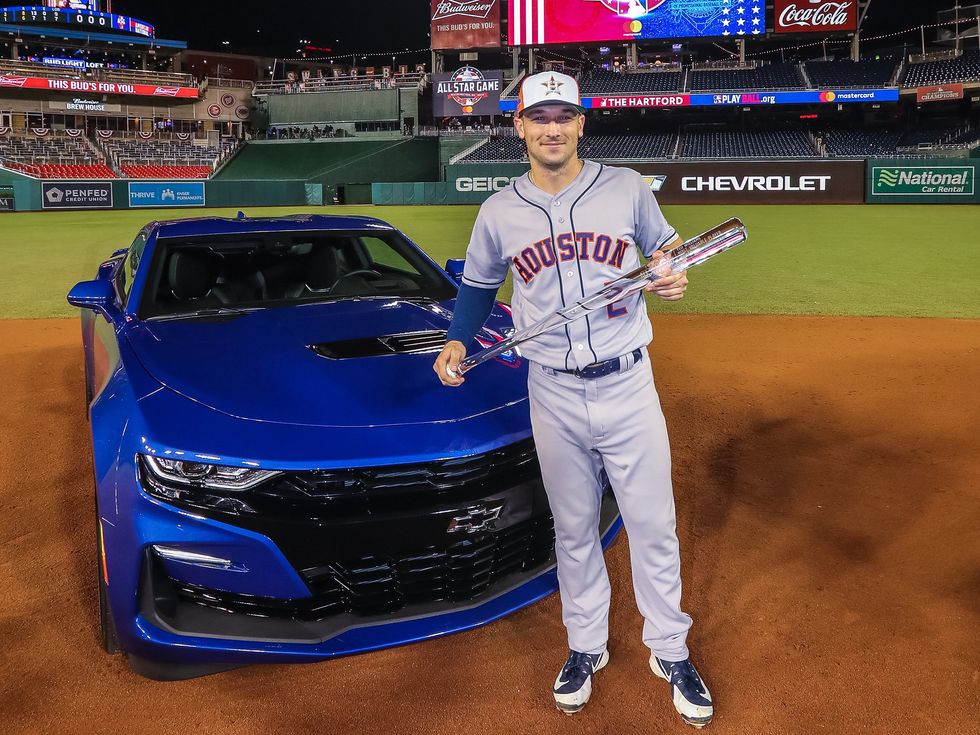 Aaron Bregman MLB All-Star Game MVP Chevrolet Camaro