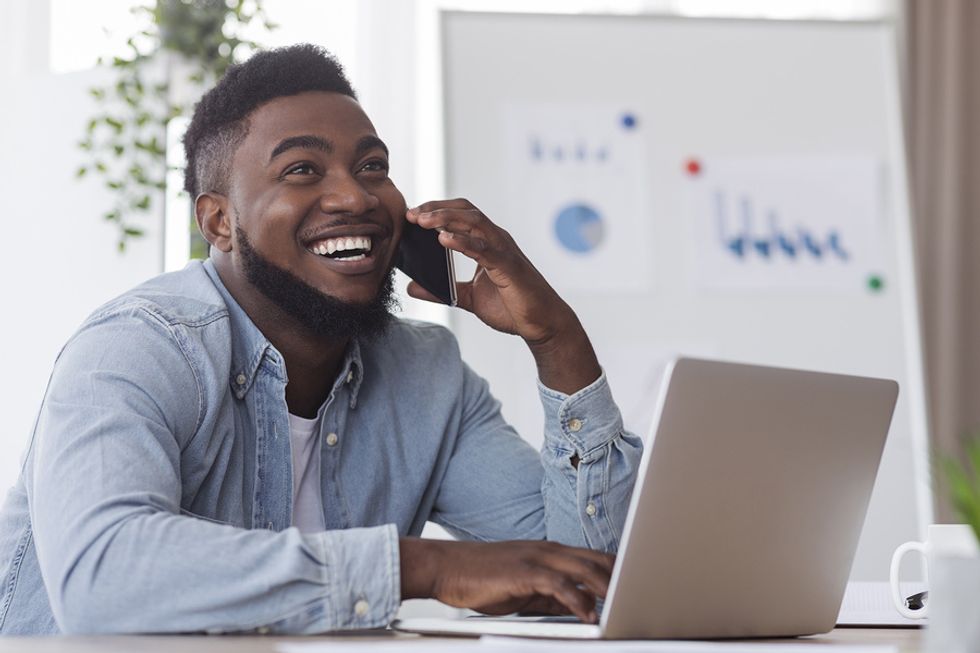 Man finds out he was nominated for a promotion at work by a co-worker