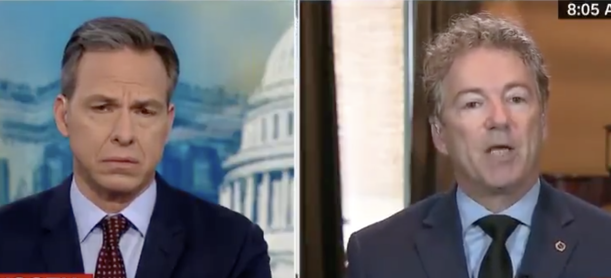 Jake Tapper Brings the Receipts After Rand Paul Claims Trump Really Just Wanted to Root Out Corruption in Ukraine