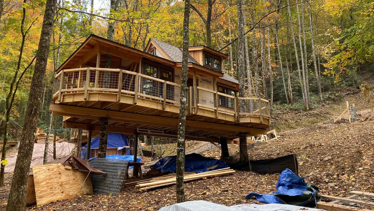 A treehouse resort will open in Gatlinburg early next year