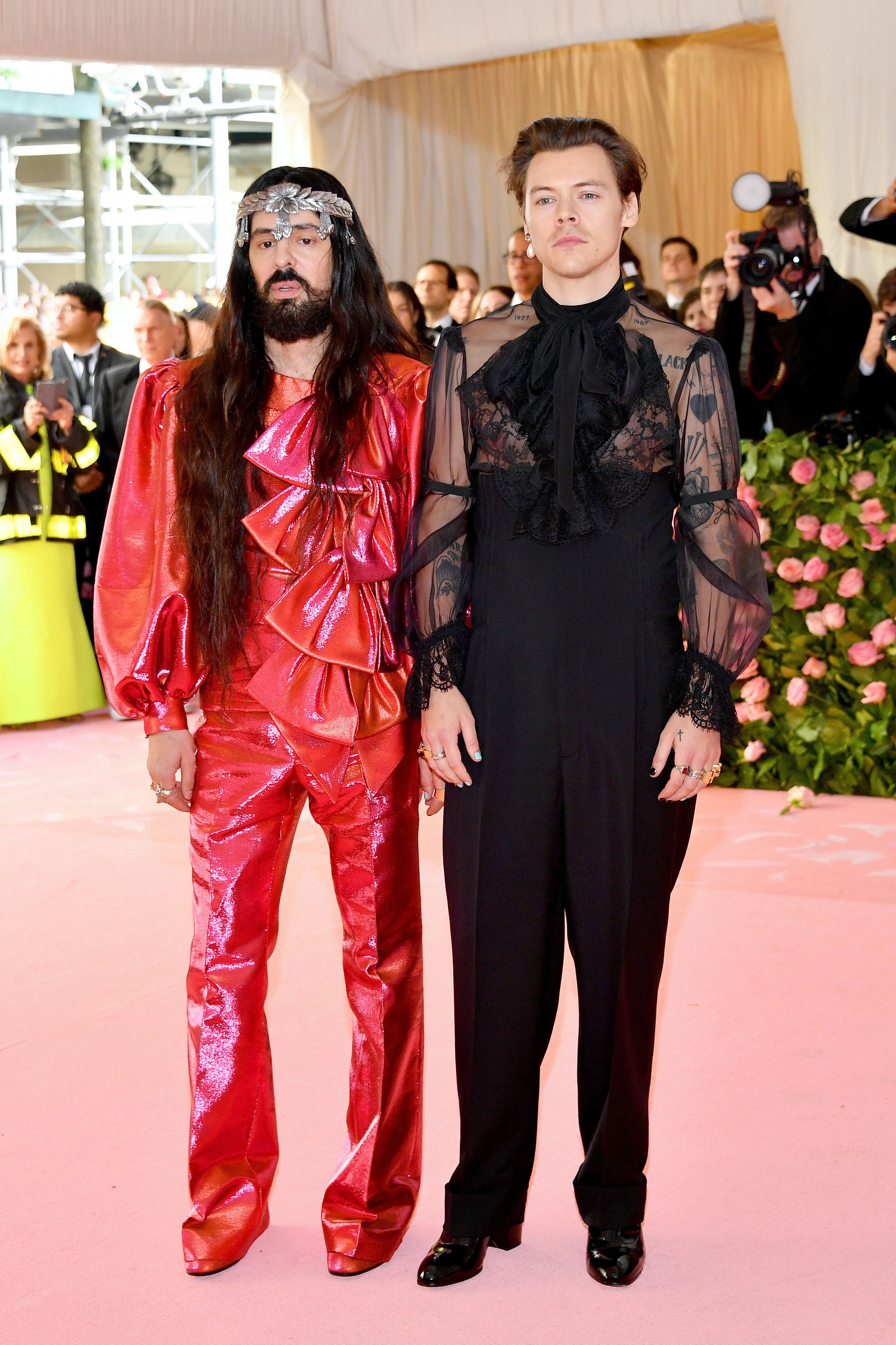 Harry Styles and Alessandro Michele Debut