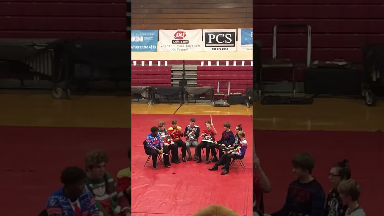 Tennessee high school drumline puts on jaw-dropping performance without using any drums