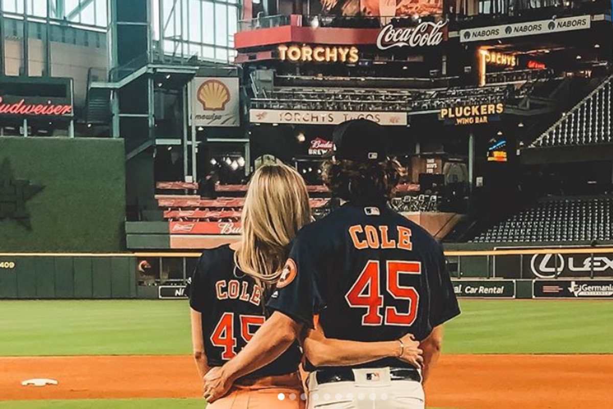 Gerrit Cole's wife Amy goes to Instagram to say goodbye to Houston
