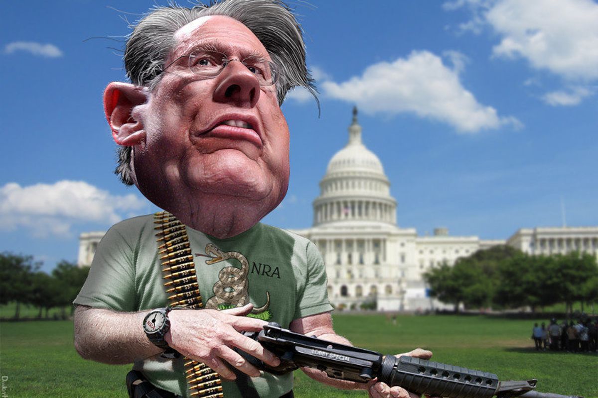 Weep, Weep For Sad And Friendless Wayne LaPierre, He's Having A Real Hard Time