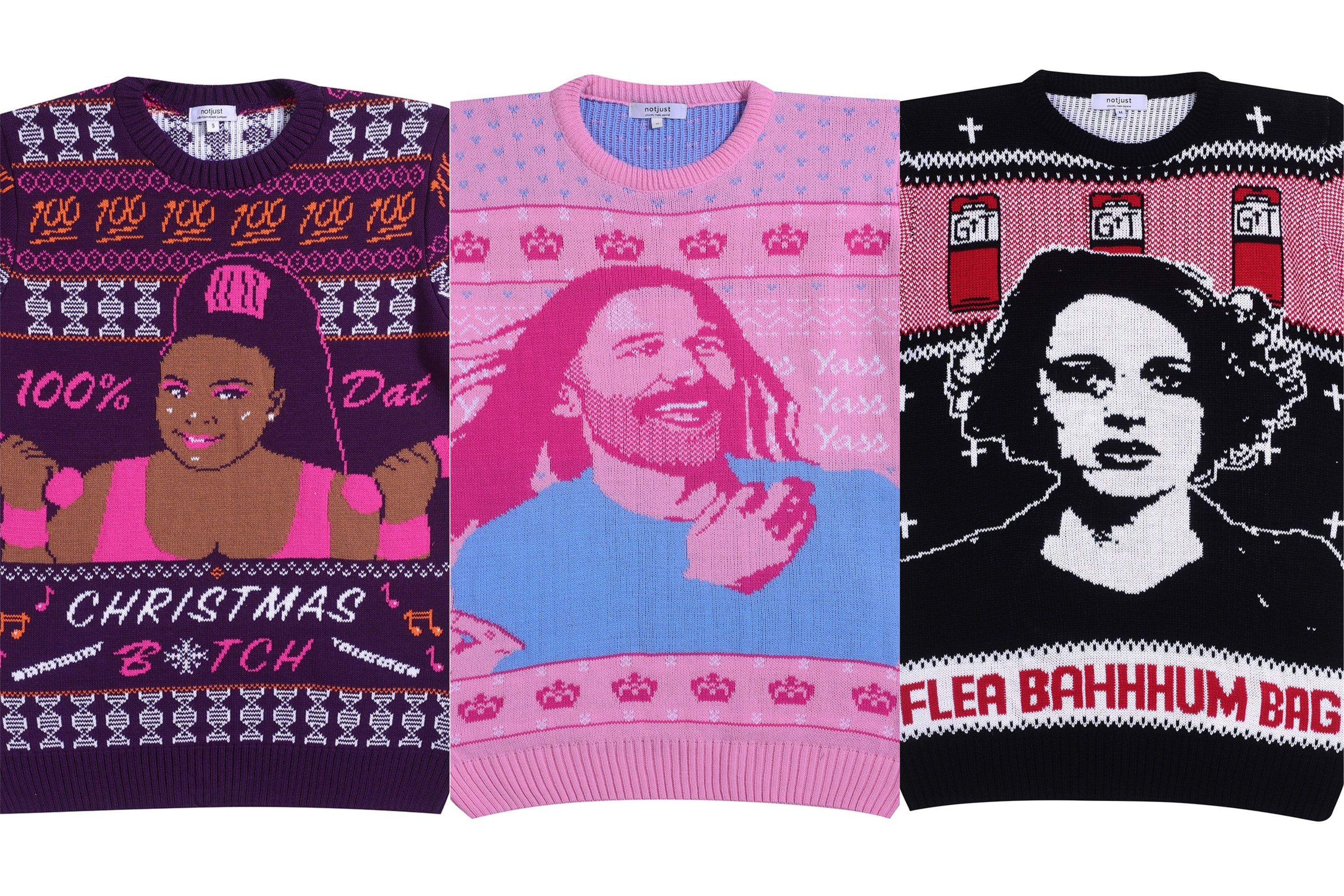 pop culture christmas sweaters