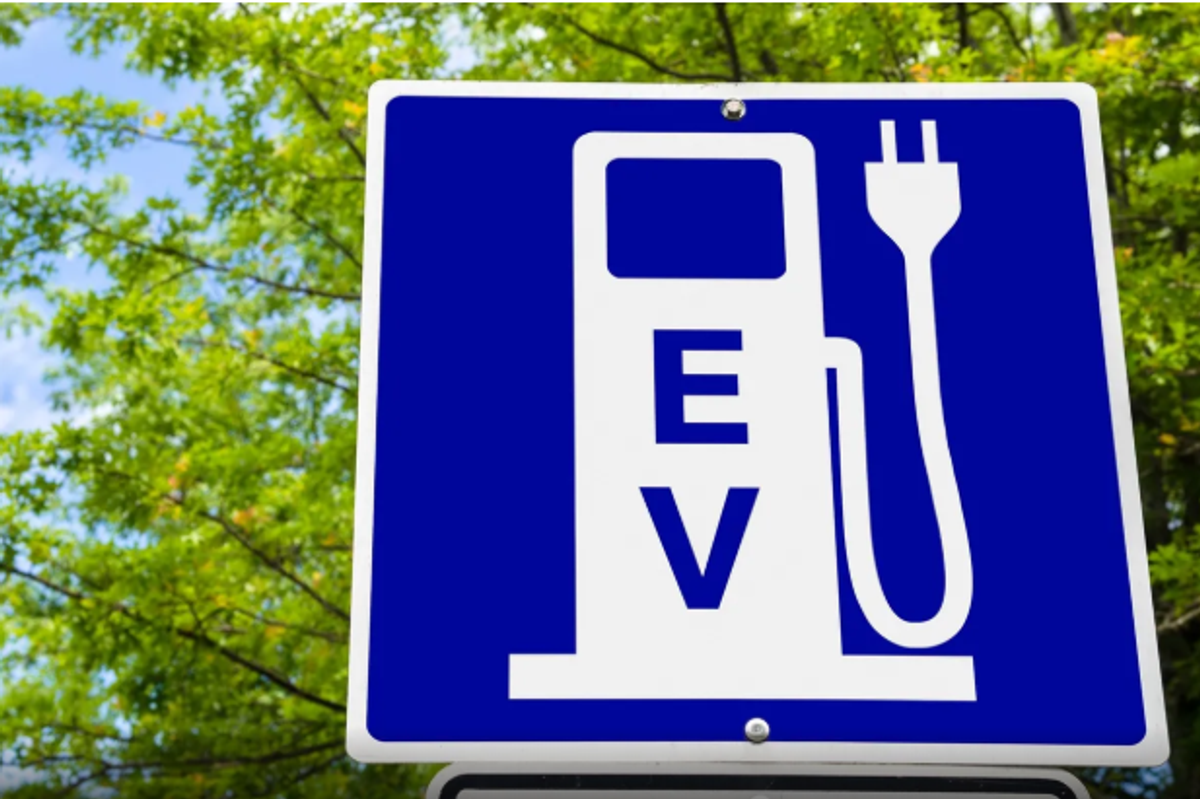 EV sign