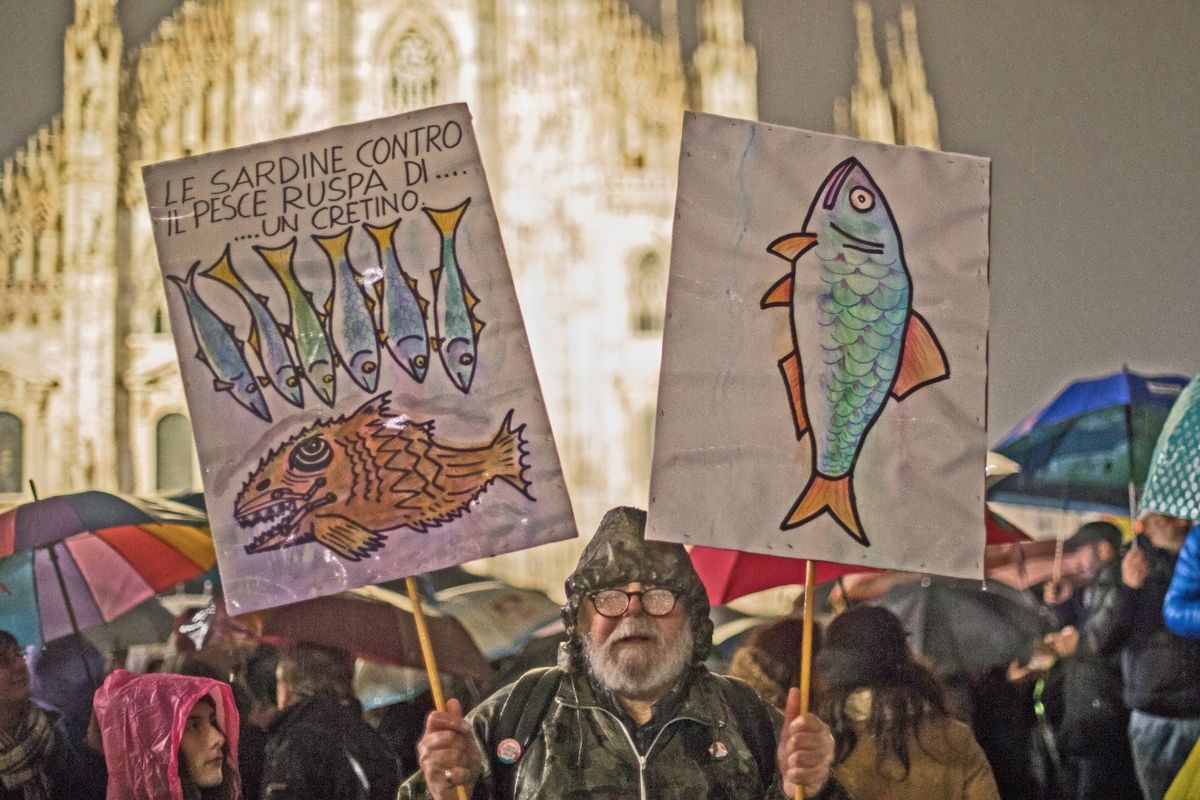 Le sardine la dicono giusta: «Non esistiamo»