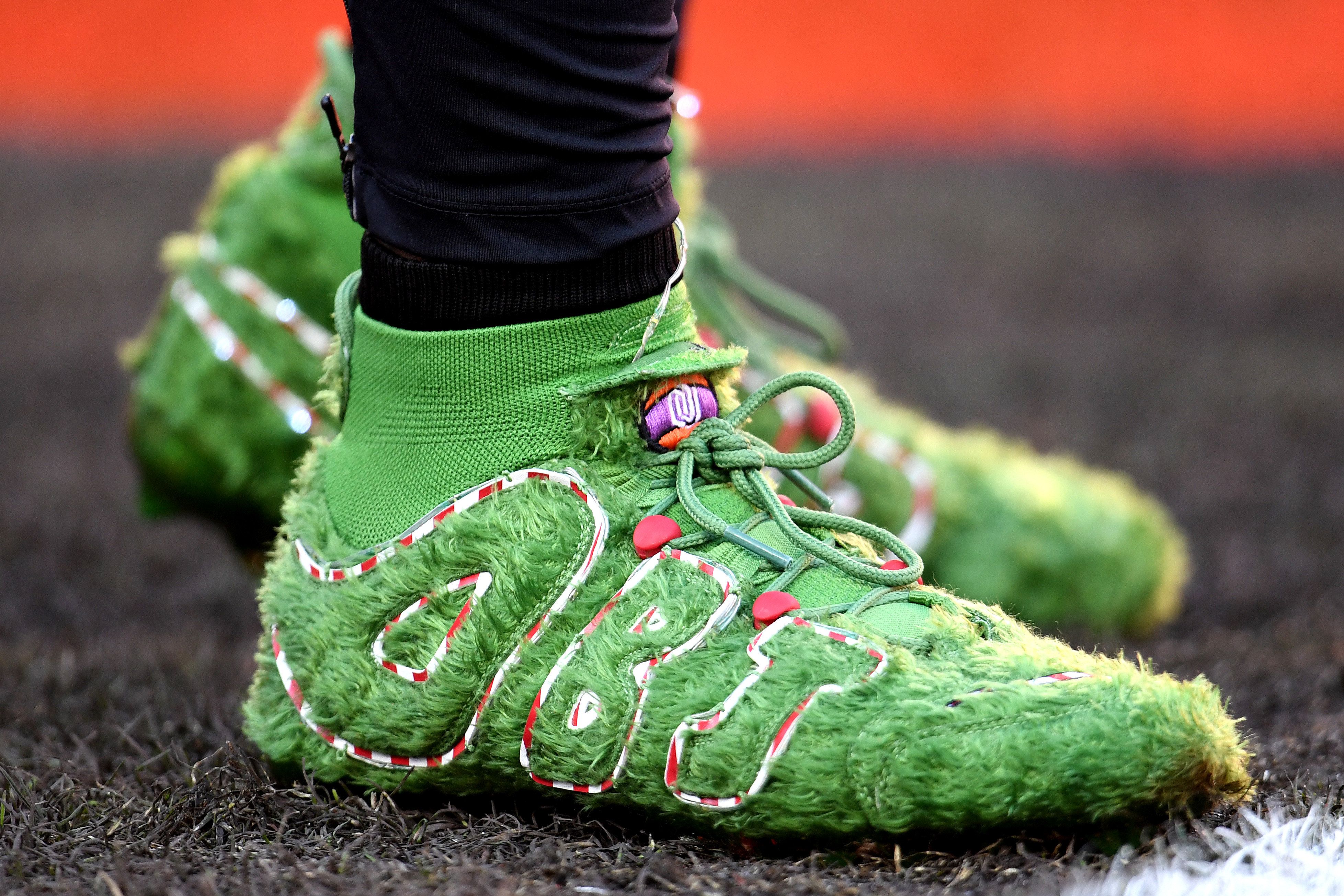 Nike Made Grinch Themed Cleats for Odell Beckham Jr. PAPER Magazine