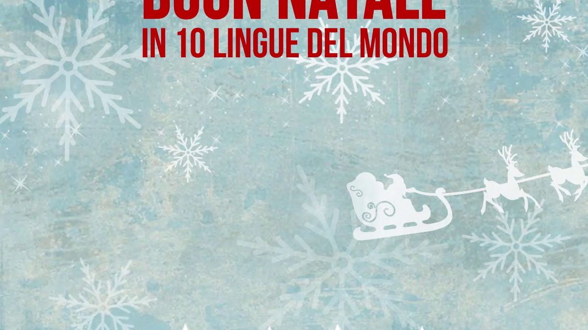 Buon Natale nelle principali lingue del mondo