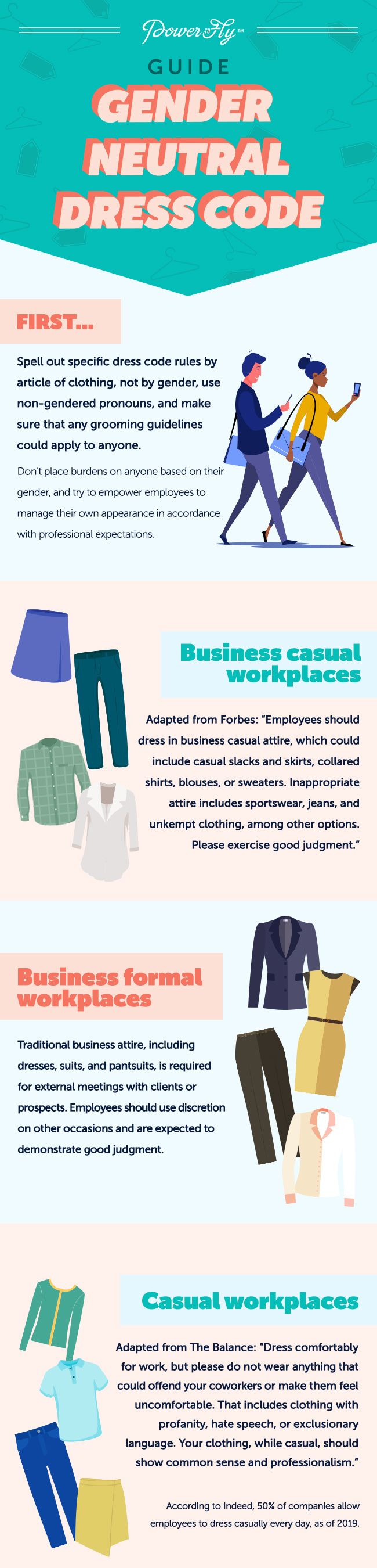 gender neutral professional attire