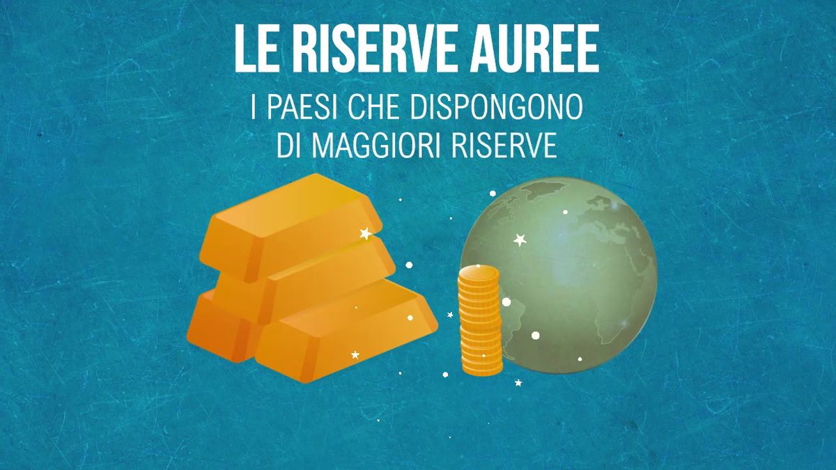 Italia sul podio dei Paesi che dispongono più riserve di oro