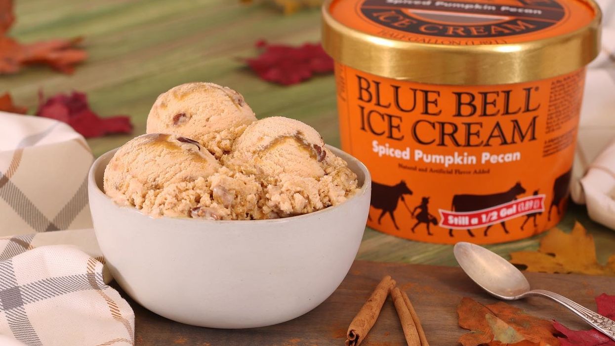 Blue Bell's Spiced Pumpkin Pecan ice cream is back