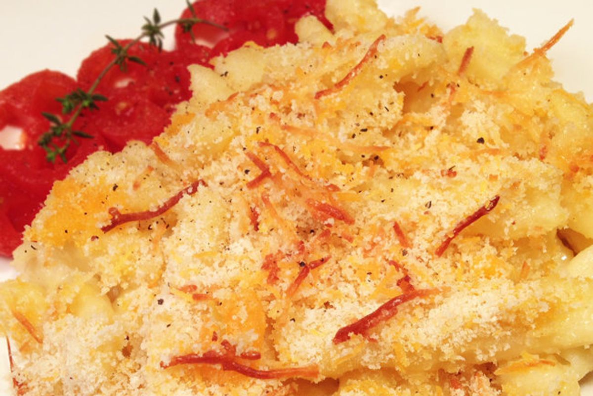 Put Thanksgiving In Your Mouth With Grown-Up Baked Mac And Cheese, For Grown-Ups