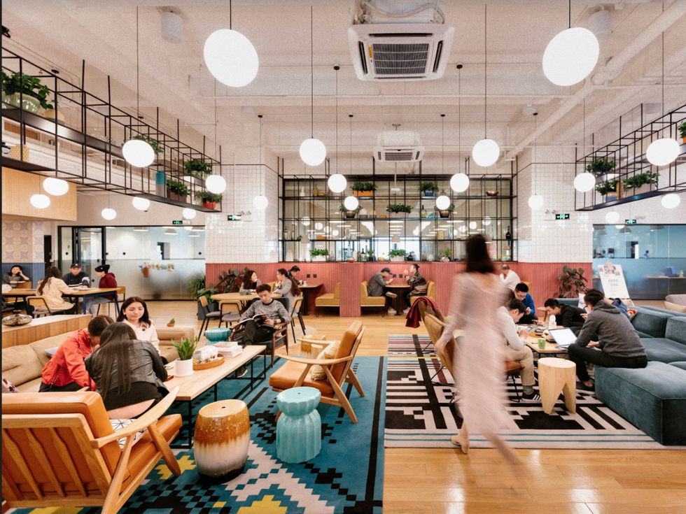 WeWork coworking downtown Houston