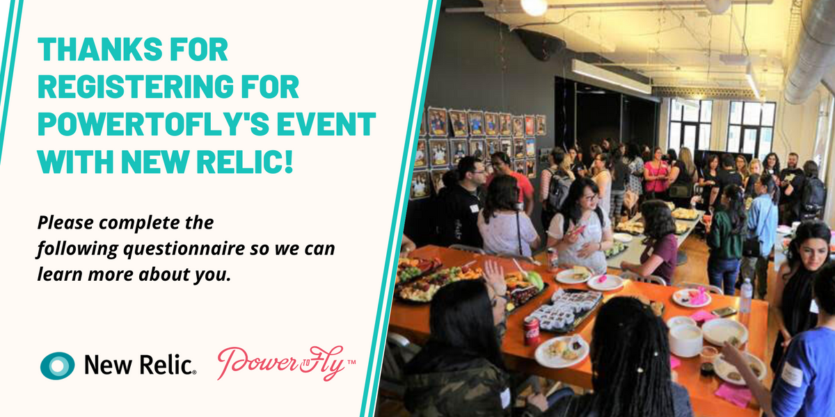 Thanks for Registering for Our Event with New Relic!