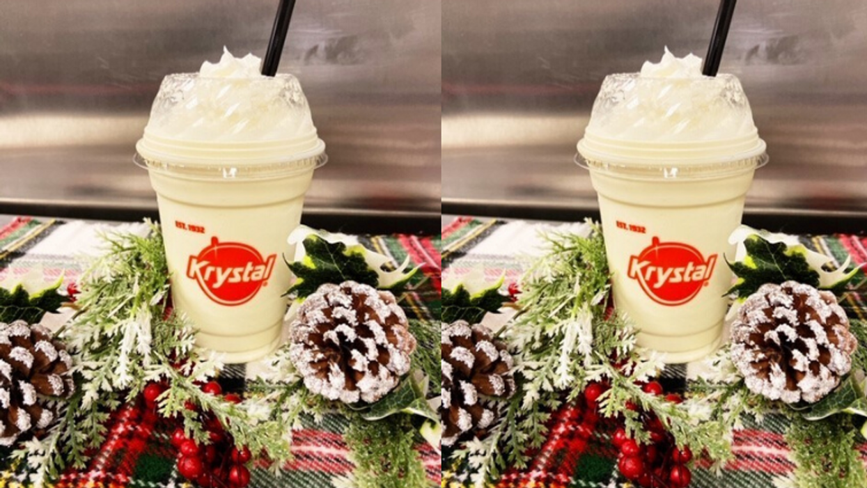 Eggnog Shakes are back at Krystal