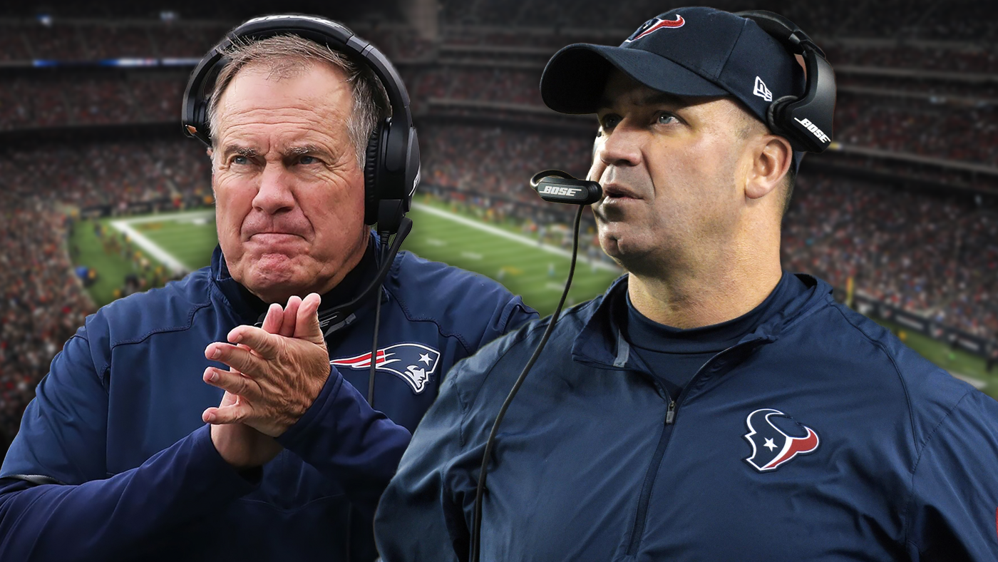 Patriots Bill Belichick and Texans Bill O'Brien