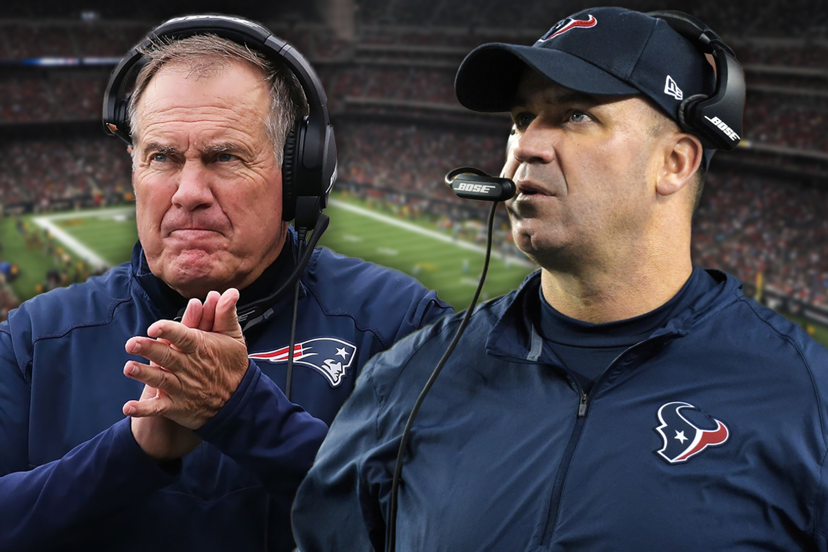 Patriots Bill Belichick and Texans Bill O'Brien