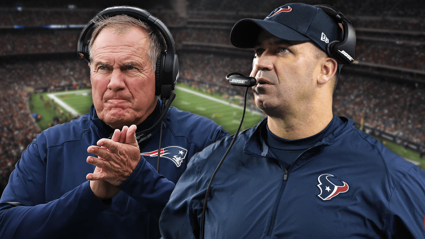 Patriots Bill Belichick and Texans Bill O'Brien