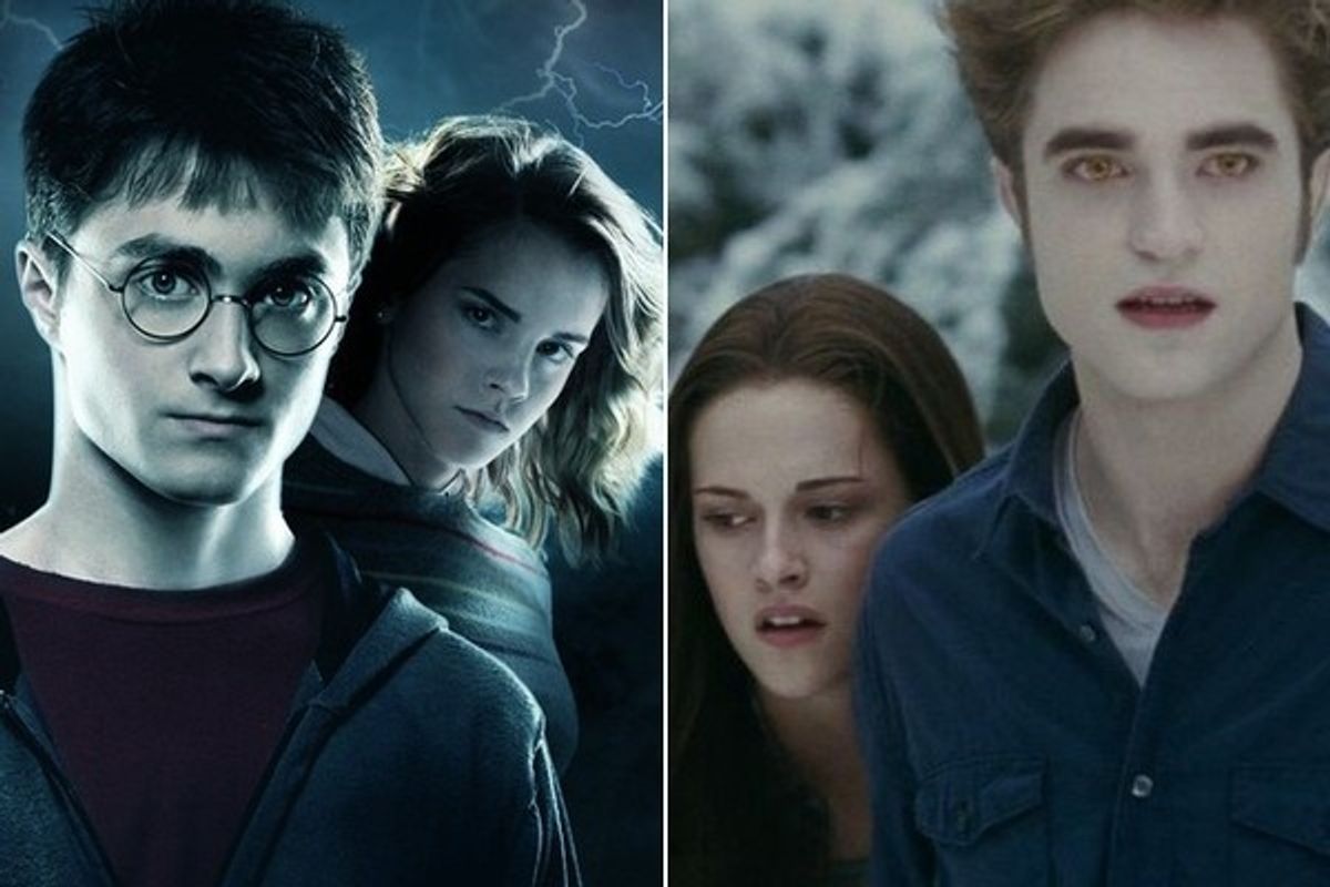 Harry Potter and Twilight posters