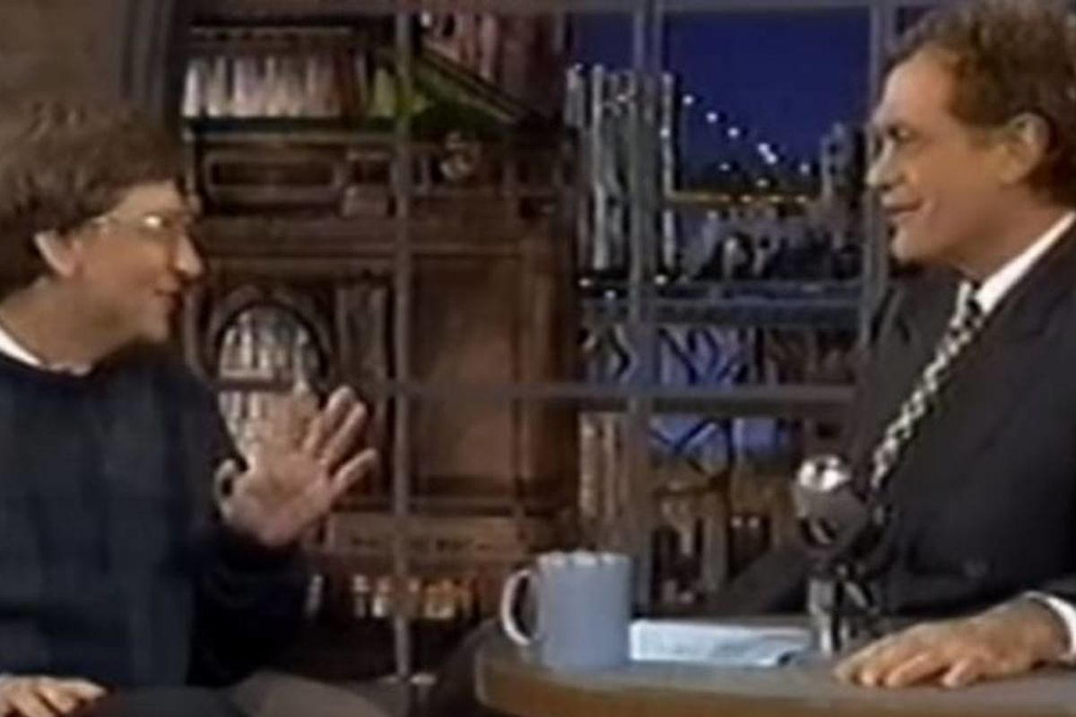 Bill Gates explaining the internet to a smug David Letterman in 1995 is hilarious in hindsight