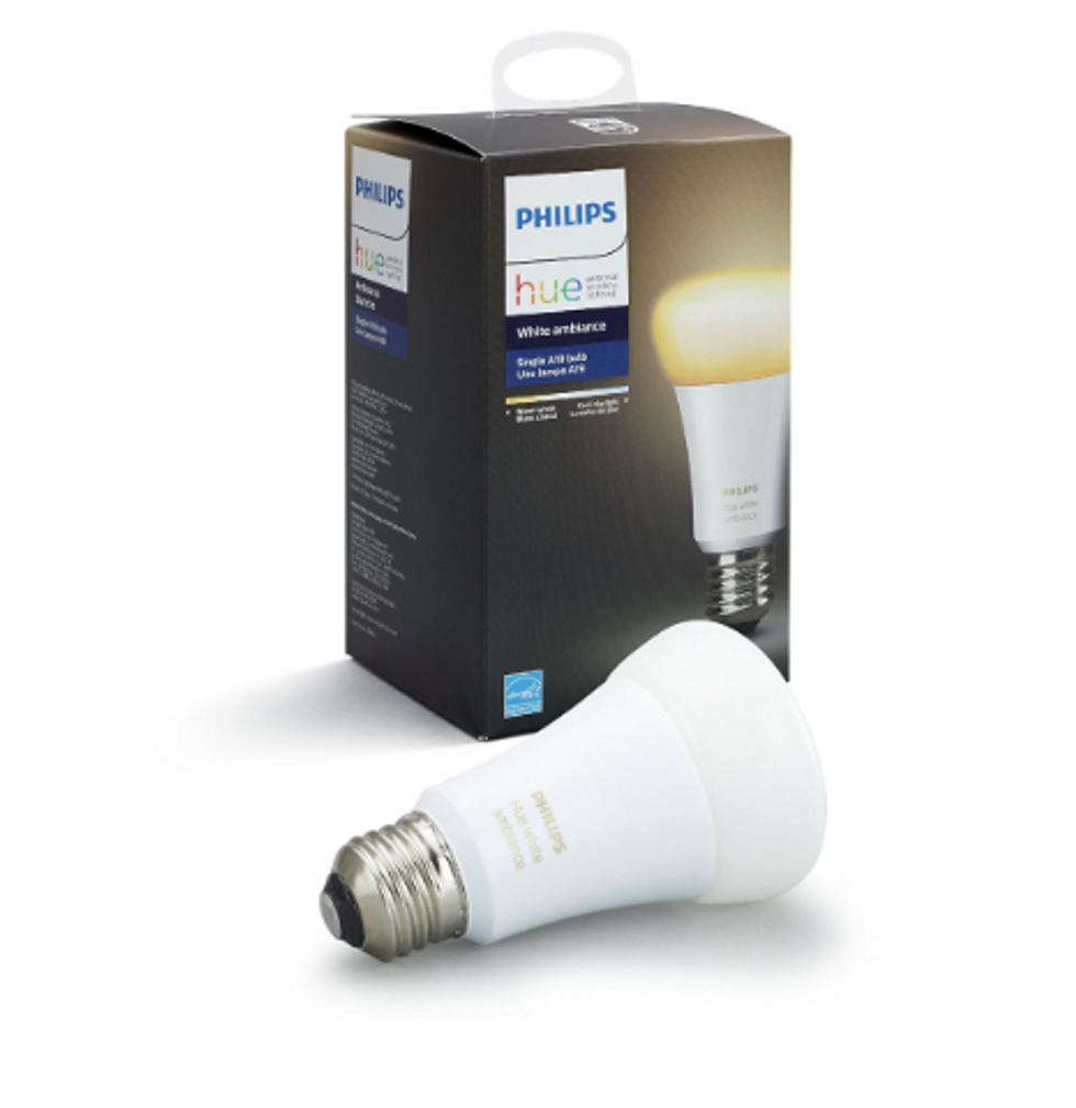 Philips Hue smart light bulb