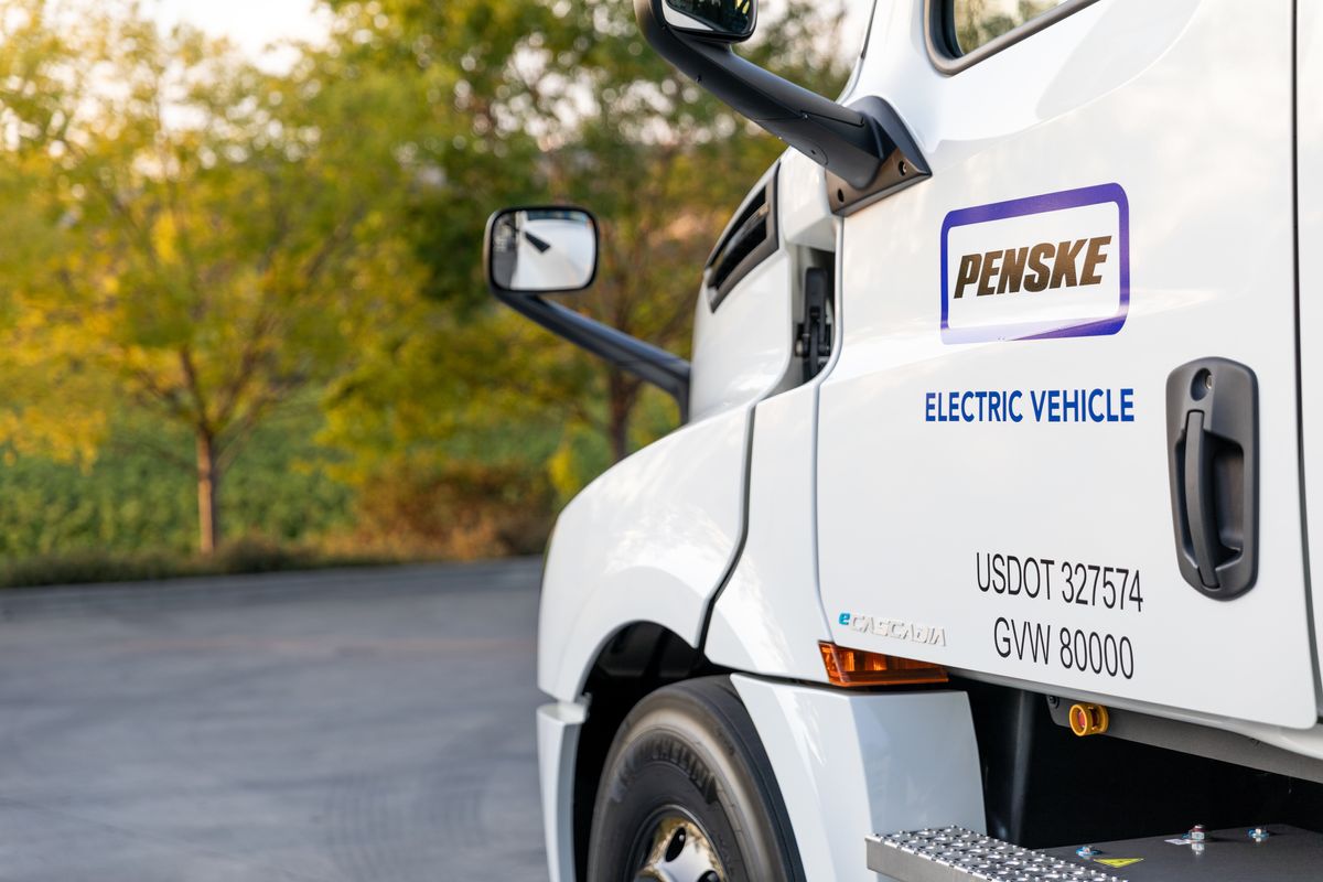 Penske Electric Truck