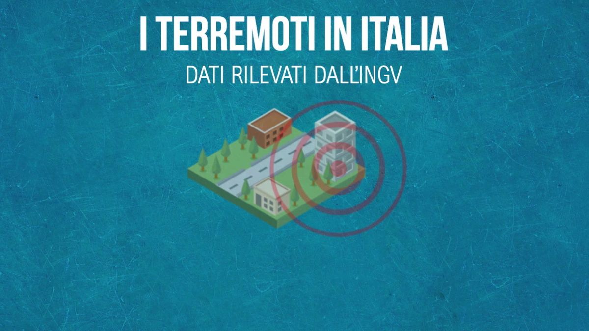 Le scosse di terremoto negli ultimi tre anni in Italia