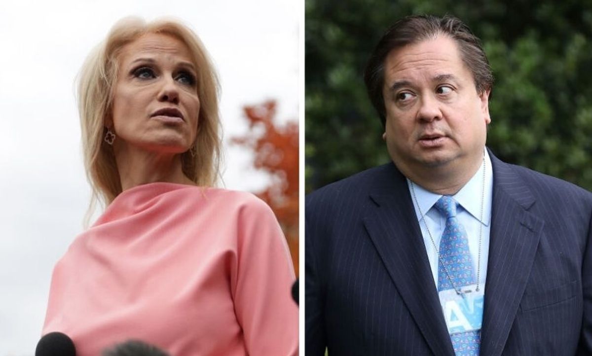George Conway Just Publicly Called Out Kellyanne on Twitter Over Her Defense of Trump