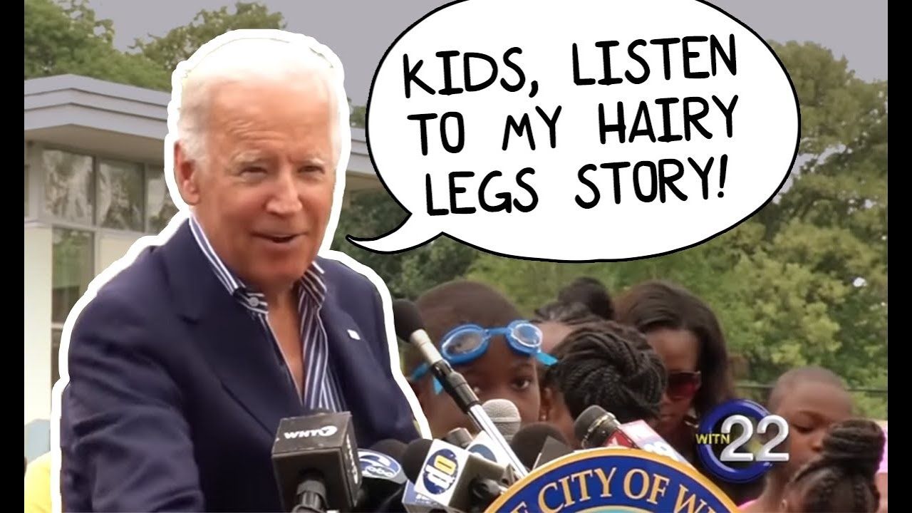 JOE BIDEN STORYTIME: As a lifeguard he had hairy legs?!