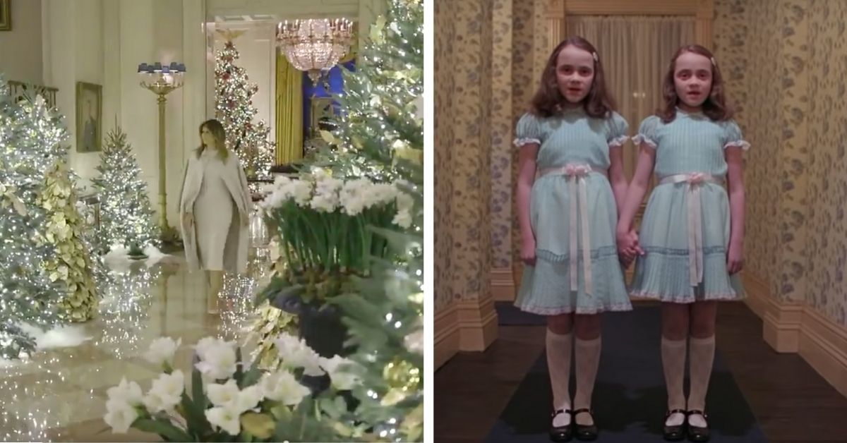 Someone Turned Melania's White House Christmas Video Into A Horror Film, And It Works Almost Too Well