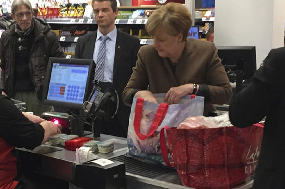 Angela Merkel Supermarket