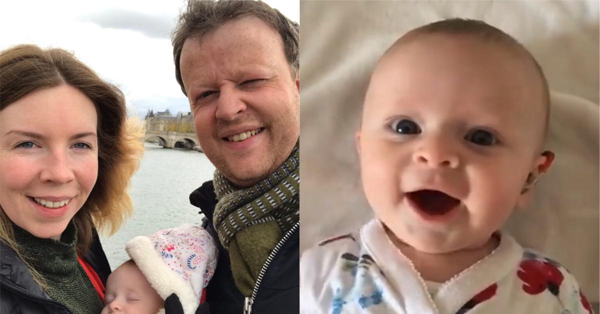 Dad's Video Of The 'Phenomenal' Moment He Turns On His Baby Daughter's Hearing Aids Goes Viral