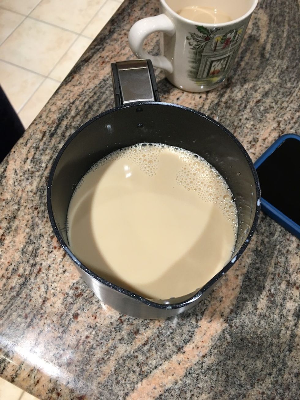 chai tea in Chime milk carafe