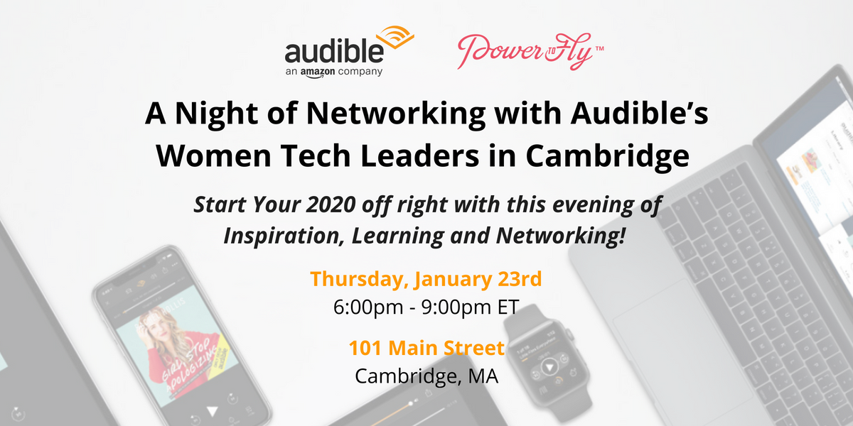 A Night of Networking with Audible’s Women Tech Leaders in Cambridge