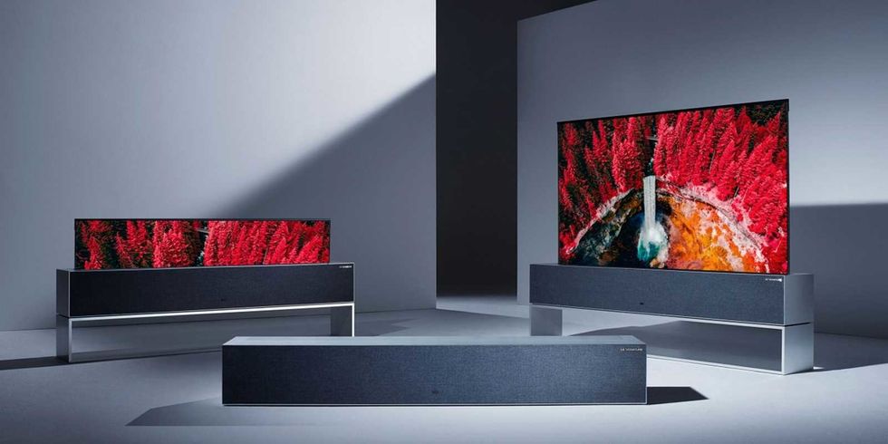 LG Signature rollable OLED TV
