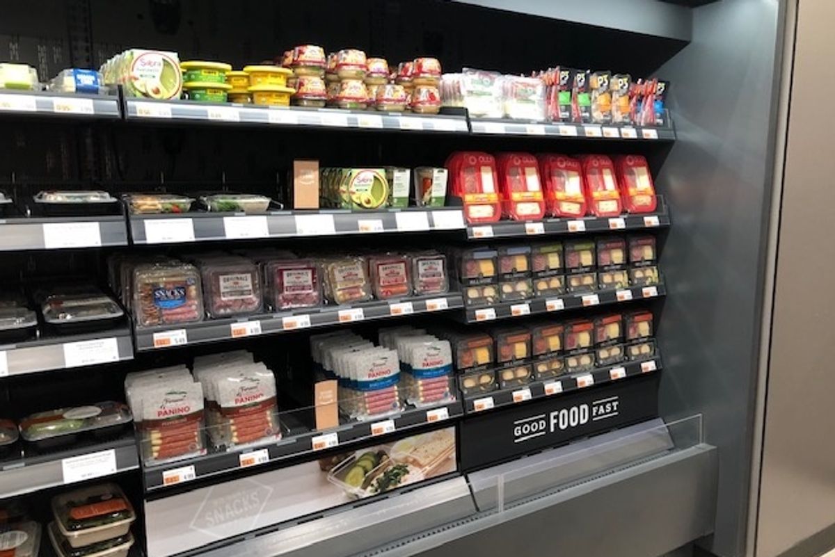 Inside an Amazon Go store in New York