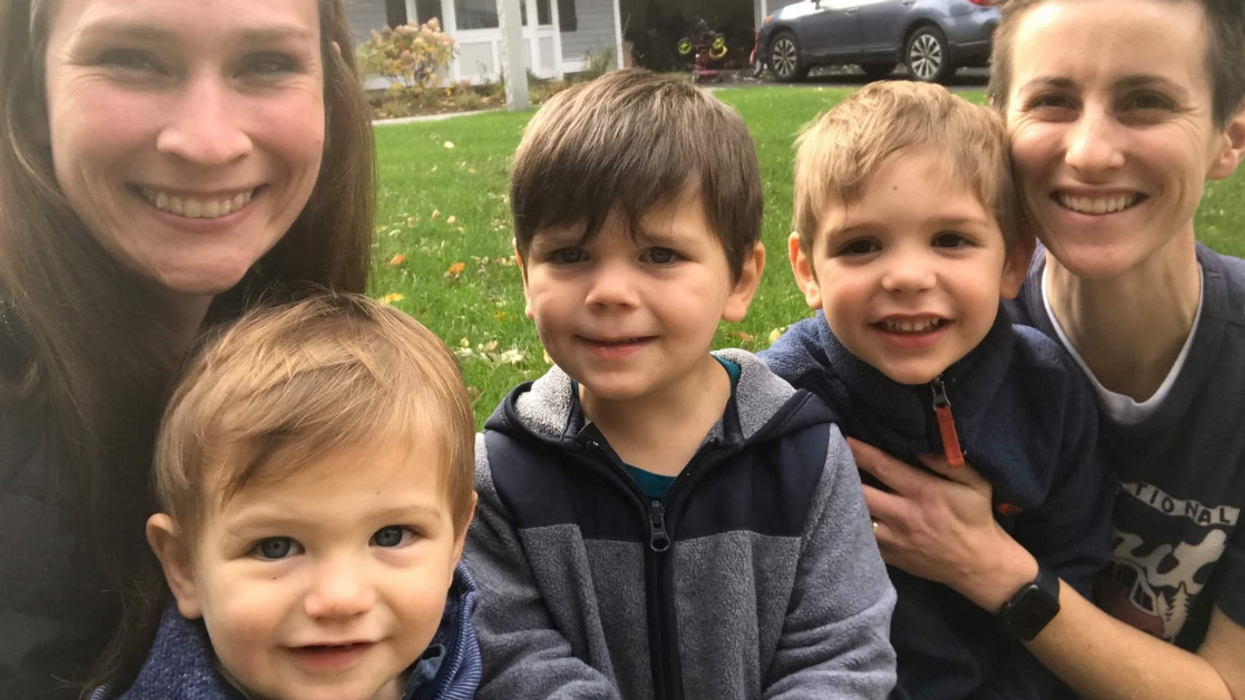 Massachusetts Lesbian Couple Adopts Three Young Brothers Who Had Been Separated To Allow Them To Grow Up Together