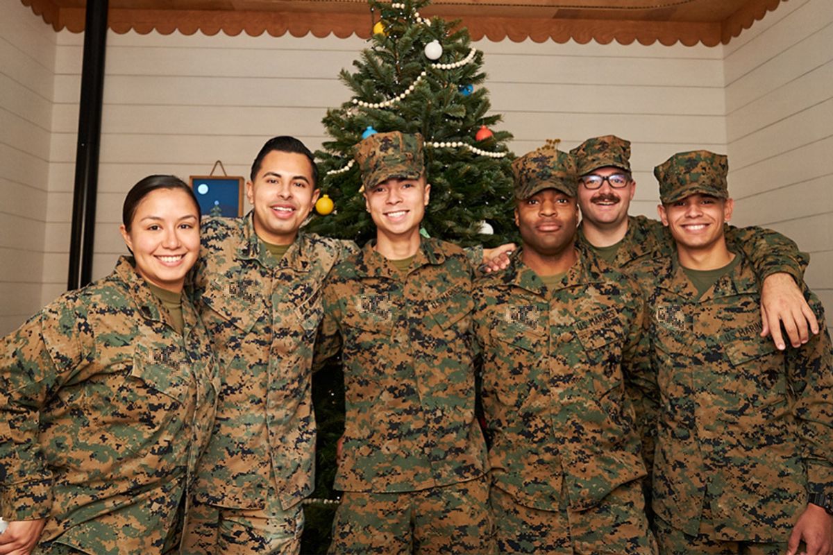 Many service members can’t make it home for the holidays. Here’s how their families are staying connected.