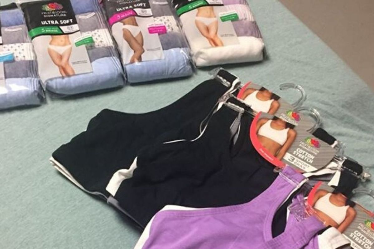 Donate Woman's Underwear