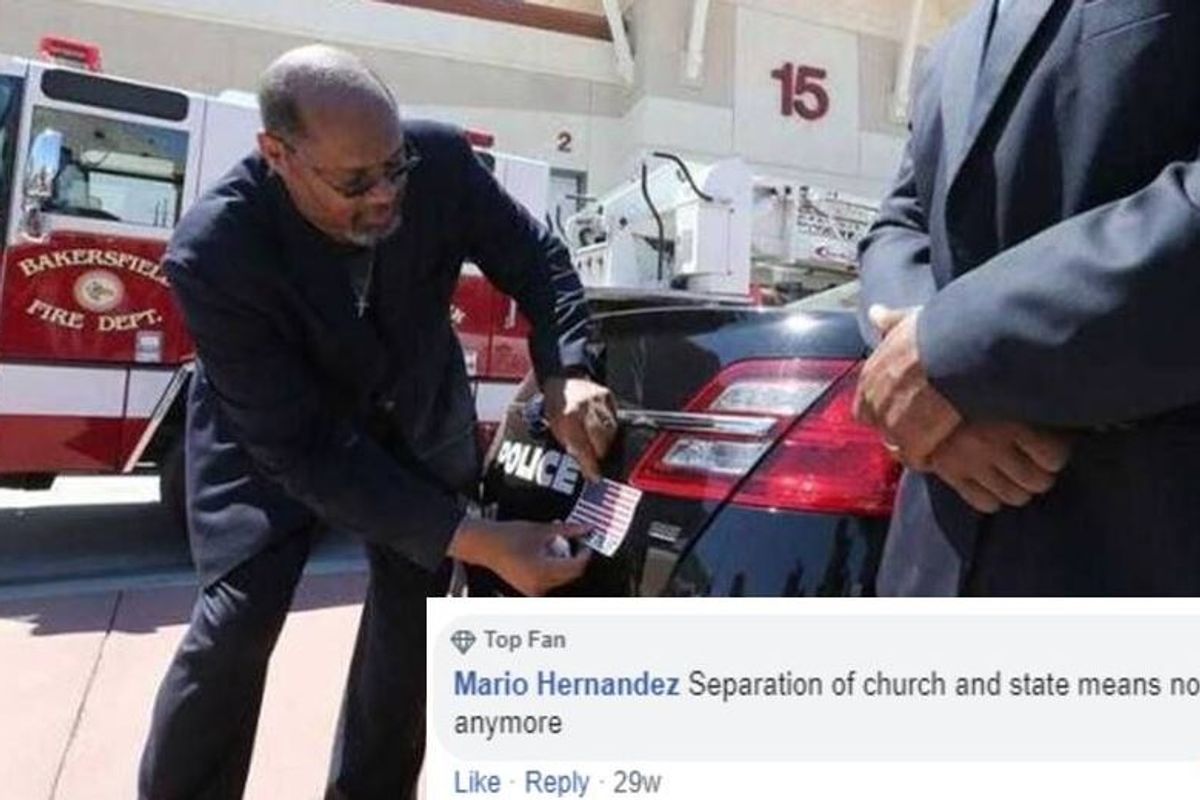California city puts 'In God We Trust' decals on its police cars and not everybody likes it