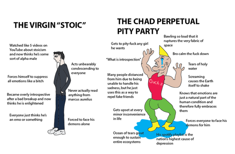 Virgin Family Guy v. AMERICAN CHAD, Virgin vs. Chad