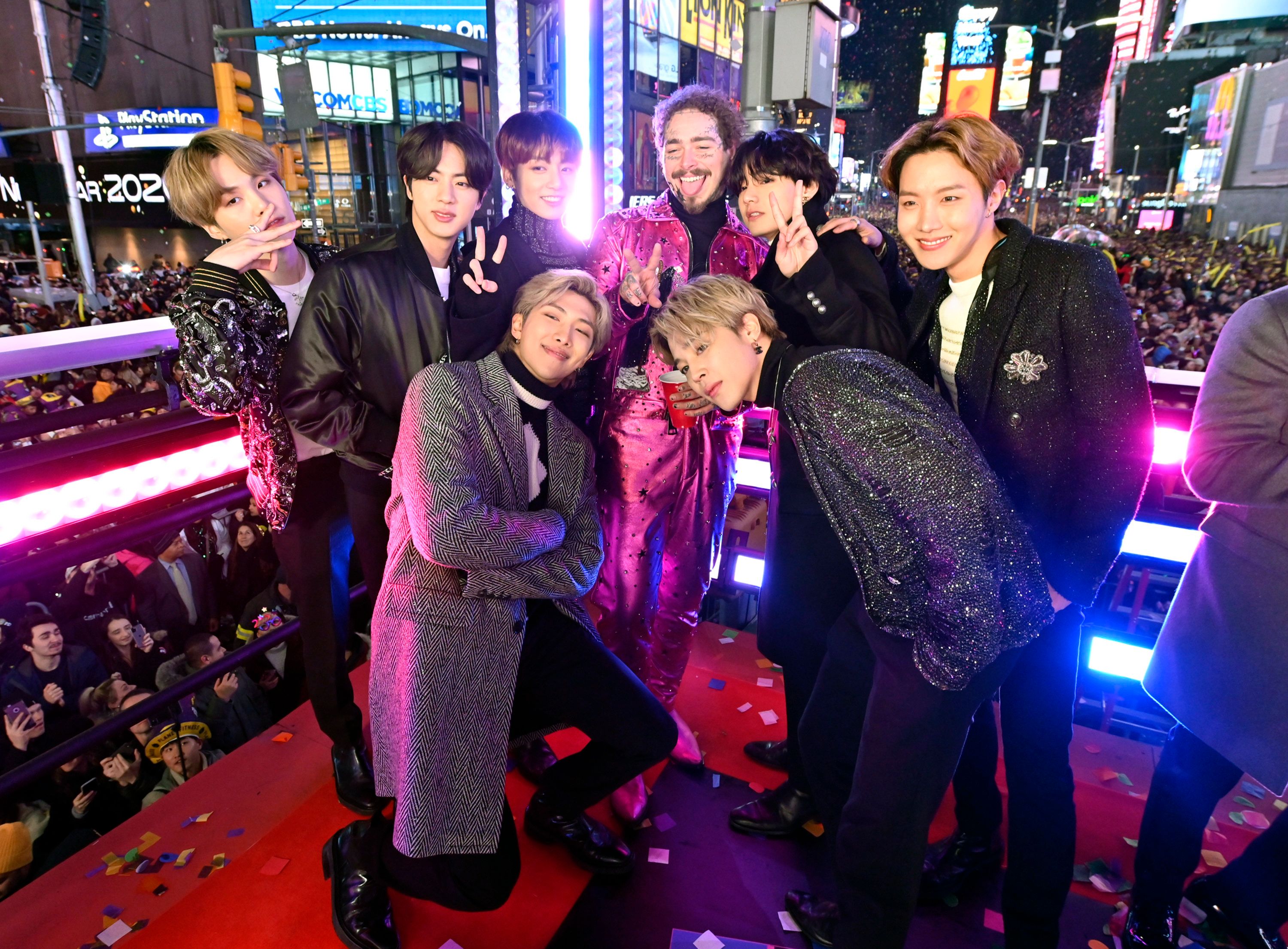 Watch BTS' New Year's Eve Performance in Times Square NYC - PAPER ...