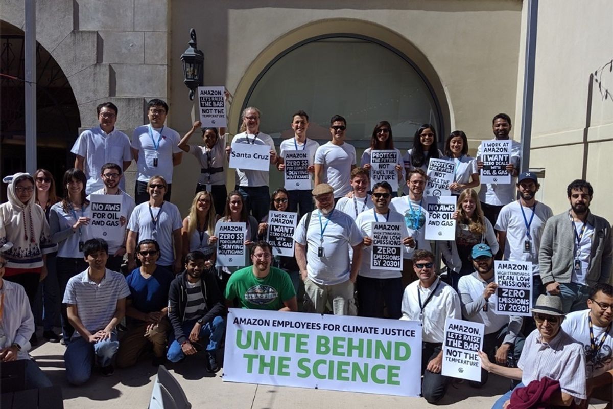 Amazon Fights Climate Change, Also Fights Employees Fighting Climate Change