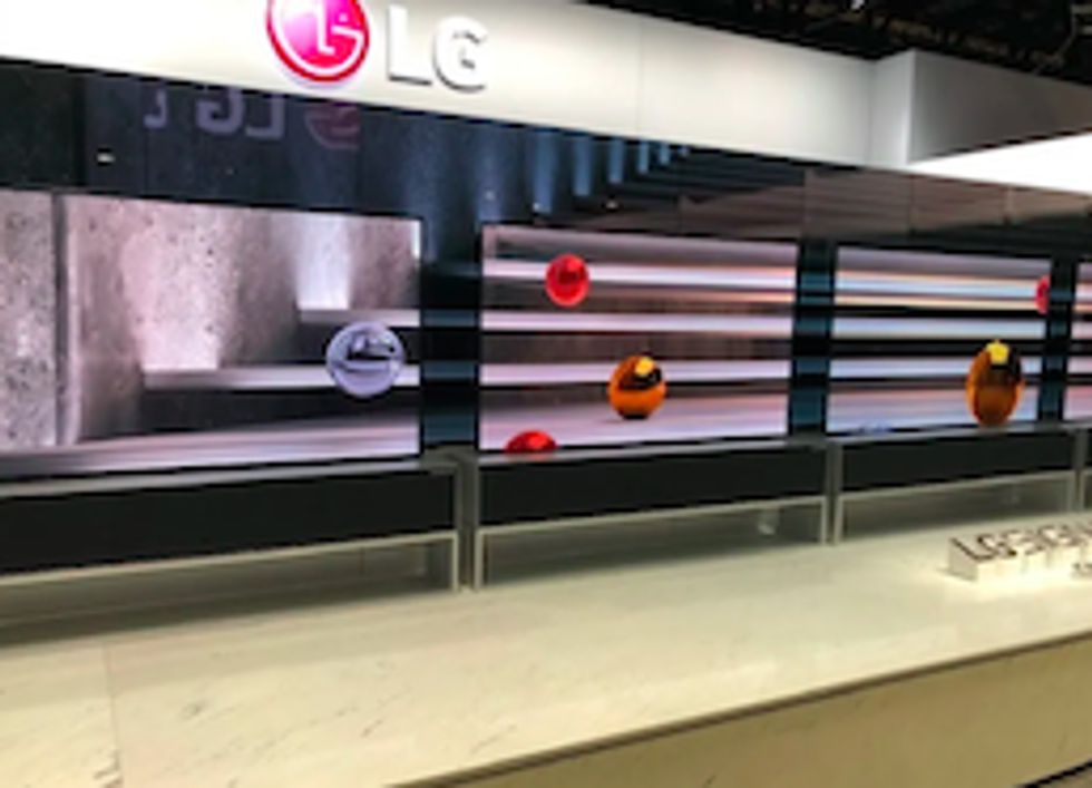 LG rolling screens